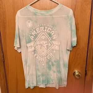 Women’s American Fighter Sheer Tshirt Size L